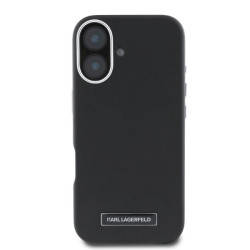 Karl Lagerfeld KLHMP16SPGMSRPK Hardcase FW Metal Plate MagSafe for iPhone 16 6.1" / black