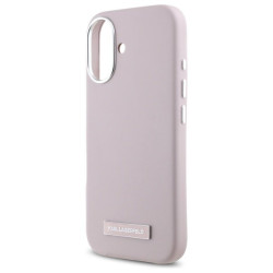 Karl Lagerfeld KLHMP16SPGMSRPP Hardcase FW Metal Plate MagSafe for iPhone 16 6.1" / pink