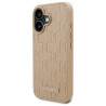Karl Lagerfeld KLHMP16SPKHPORPE Hardcase Hot Stamp MagSafe for iPhone 16 6.1" / beige