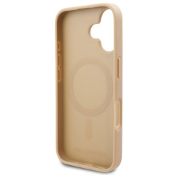 Karl Lagerfeld KLHMP16SPKHPORPE Hardcase Hot Stamp MagSafe for iPhone 16 6.1" / beige
