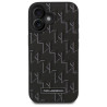 Karl Lagerfeld KLHMP16SPKHPORPK Hot Stamp Magsafe Hardcase for iPhone 16 6.1" / black