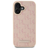 Karl Lagerfeld KLHMP16SPKHPORPP Hot Stamp Magsafe Hardcase for iPhone 16 6.1" / pink