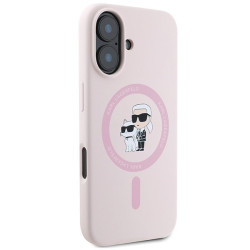 Karl Lagerfeld KLHMP16SSCMKCRHP Hardcase for iPhone 16 6.1" / pink