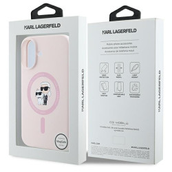 Karl Lagerfeld KLHMP16SSCMKCRHP Hardcase for iPhone 16 6.1" / pink