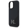 Karl Lagerfeld KLHMP16SSCMKMPCK Silicone Shadow Metal Initial Hardcase for iPhone 16 6.1" / black