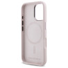 Karl Lagerfeld KLHMP16SSCMKMPCP Silicone Shadow Metal Initial Hardcase for iPhone 16 6.1" / pink