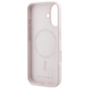 Karl Lagerfeld KLHMP16SSKCHPPLP Hardcase Silicone Double Heads Print MagSa for iPhone 16 6.1" / pink
