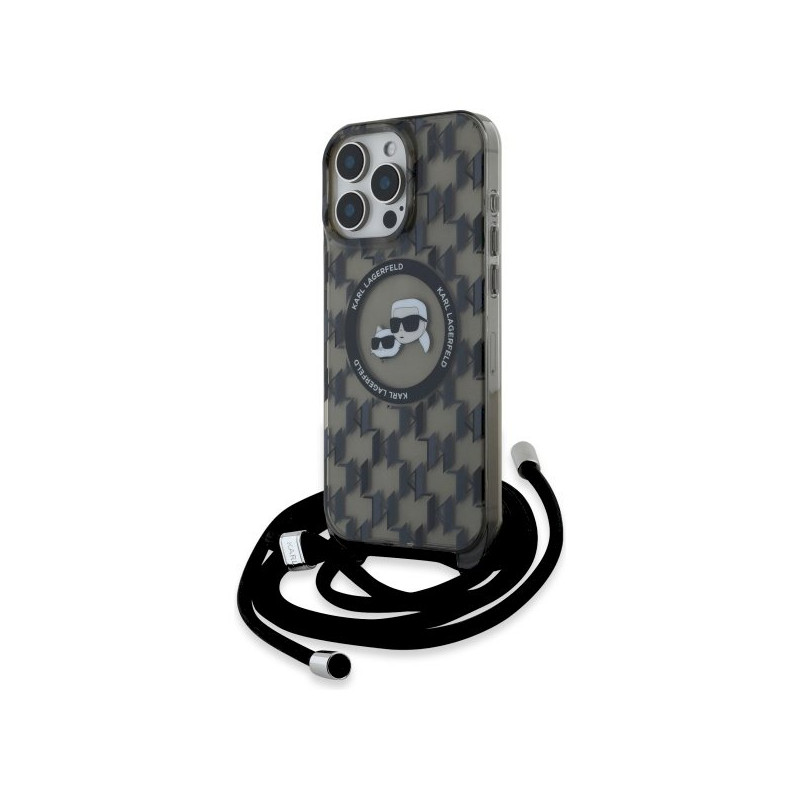 Karl Lagerfeld KLHMP16XHCKCKLCK IML Crossbody Monogram Karl Hardcase for iPhone 16 Pro Max 6.9" / black