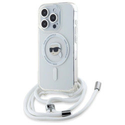 Karl Lagerfeld KLHMP16XHCKHNT Crossbody IML Karl Head M for iPhone 16 Pro Max 6.9" / transparent