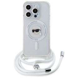 Karl Lagerfeld KLHMP16XHCKHNT Crossbody IML Karl Head M for iPhone 16 Pro Max 6.9" / transparent