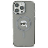 Karl Lagerfeld KLHMP16XHLSKIK Hardcase IML Metal Karl Head MagSafe for iPhone 16 Pro Max 6.9" / black