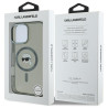 Karl Lagerfeld KLHMP16XHLSKIK Hardcase IML Metal Karl Head MagSafe for iPhone 16 Pro Max 6.9" / black