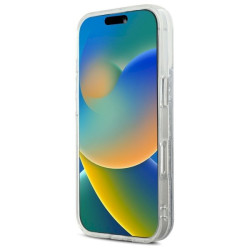 Karl Lagerfeld KLHMP16XLGKCSGH iPhone 16 Pro Max 6.9" Hardcase Transparent Liquid Glitter Karl&Choupe