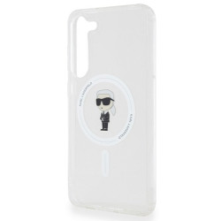 Karl Lagerfeld KLHMS24MHFCKNOT S24+ S926 transparent hardcase IML Ikonik MagSafe