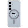 Karl Lagerfeld KLHMS24SHFCCNOT Hardcase IML Choupette MagSafe for Samsung Galaxy S24 S921 / transparent
