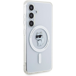 Karl Lagerfeld KLHMS24SHFCCNOT Hardcase IML Choupette MagSafe for Samsung Galaxy S24 S921 / transparent