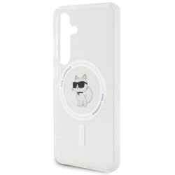 Karl Lagerfeld KLHMS24SHFCCNOT Hardcase IML Choupette MagSafe for Samsung Galaxy S24 S921 / transparent