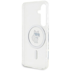 Karl Lagerfeld KLHMS24SHFCCNOT Hardcase IML Choupette MagSafe for Samsung Galaxy S24 S921 / transparent