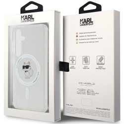 Karl Lagerfeld KLHMS24SHFCCNOT Hardcase IML Choupette MagSafe for Samsung Galaxy S24 S921 / transparent