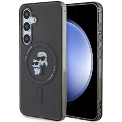 Karl Lagerfeld KLHMS24SHGKCNOK Hardcase IML Karl&Choupette MagSafe for Samsung Galaxy S24 / black