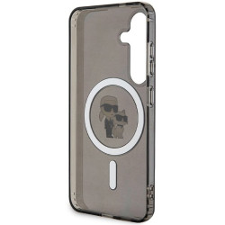 Karl Lagerfeld KLHMS24SHGKCNOK Hardcase IML Karl&Choupette MagSafe for Samsung Galaxy S24 / black