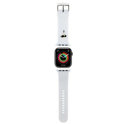 Karl Lagerfeld Strap KLAWLSLKNH Apple Watch 42/44/45/49mm / white