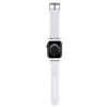 Karl Lagerfeld Strap KLAWMSLCNH Apple Watch 38/40/41mm / white 3D Rubber Choupette Heads