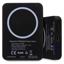 Karl Lagerfeld Powerbank indukcyjnyKLPBMKIOTTGK 5W 3000mAh Ikonik MagSafe / black