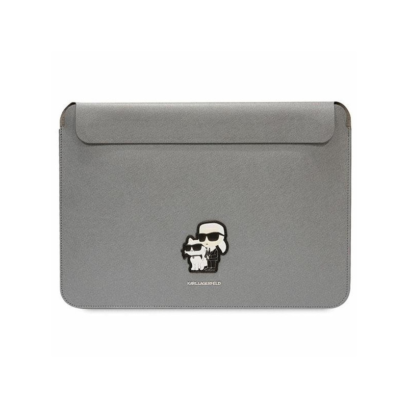 Karl Lagerfeld Sleeve KLCS14SAKCPMG 14" Saffiano Karl&Choupette / silver