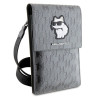 Karl Lagerfeld Torebka KLWBSAKHPCG Saffiano Monogram Choupette / silver