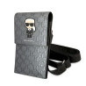 Karl Lagerfeld Ikonik Karl Monogram Patch Handbag / silver