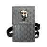 Karl Lagerfeld Ikonik Karl Monogram Patch Handbag / silver