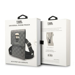 Karl Lagerfeld Ikonik Karl Monogram Patch Handbag / silver