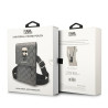 Karl Lagerfeld Ikonik Karl Monogram Patch Handbag / silver