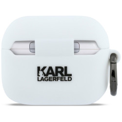 Karl Lagerfeld Silicone Karl Head 3D Case for AirPods Pro 3 / white