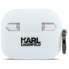 Karl Lagerfeld Silicone Karl Head 3D Case for AirPods Pro 3 / white