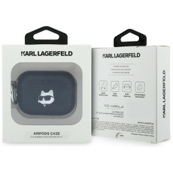 Karl Lagerfeld Monogram Choupette Head Case for AirPods Pro 3 / black