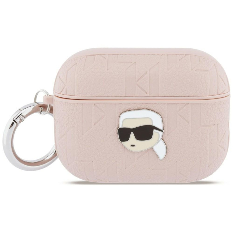 Karl Lagerfeld Monogram Karl Head Case for AirPods Pro 3 / pink