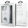 Karl Lagerfeld IML Crossbody Karl&Choupette Head Case for iPhone 16 Pro Max / white
