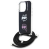 Karl Lagerfeld IML Crossbody Karl&Choupette Head Case for iPhone 16 Pro Max / black