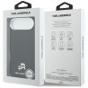 Case Karl Lagerfeld Karl & Choupette Head Pins Saffiano MagSafe for iPhone Air / black