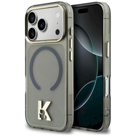 Karl Lagerfeld IML K Head Logo MagSafe Case for iPhone 17 Pro Max / black
