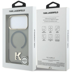 Karl Lagerfeld IML K Head Logo MagSafe Case for iPhone 17 Pro Max / black