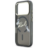 Karl Lagerfeld IML Choupettes Karl Script Logo MagSafe Case for iPhone 17 Pro / black