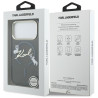 Karl Lagerfeld IML Choupettes Karl Script Logo MagSafe Case for iPhone 17 Pro Max / black