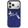 Karl Lagerfeld IML Choupettes Karl Script Logo MagSafe Case for iPhone 17 Pro / blue