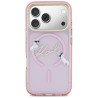 Karl Lagerfeld IML Choupettes Karl Script Logo MagSafe Case for iPhone 17 Pro / pink