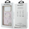 Karl Lagerfeld IML Choupettes Karl Script Logo MagSafe Case for iPhone 17 Pro / pink