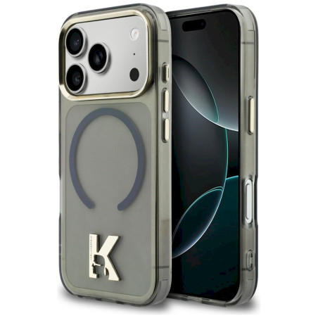Karl Lagerfeld IML K Head Logo Case MagSafe for iPhone 17 Pro / black