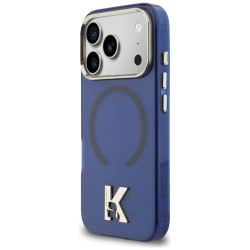 Karl Lagerfeld IML K Head Logo MagSafe Case for iPhone 17 Pro / blue